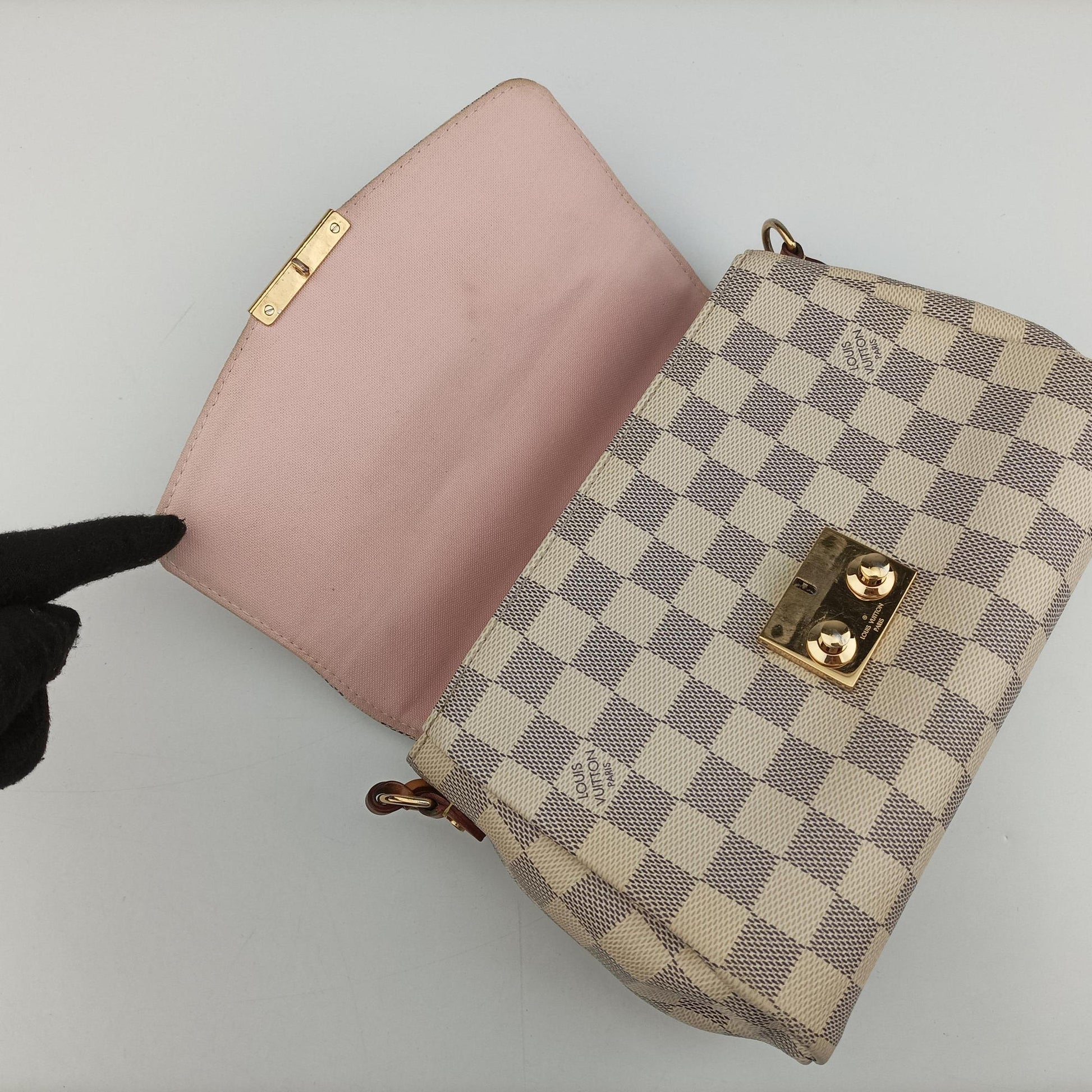 CROISETTE Azur Damier Canvas N41581 TR2196クロワゼット アズール ダミエキャンバス N41581 TR2196