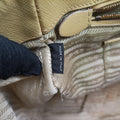 Tote bag YellowxWhite Saffiano leather 7/R 164トートバッグ イエローxホワイト サフィアーノレザー 7/R 164