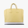 Tote bag YellowxWhite Saffiano leather 7/R 164トートバッグ イエローxホワイト サフィアーノレザー 7/R 164