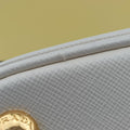 Tote bag YellowxWhite Saffiano leather 7/R 164トートバッグ イエローxホワイト サフィアーノレザー 7/R 164