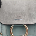 FAYE mini Blue Leather × Suede 08 17 75 65フェイ ミニ ブルー レザー × スエード 08 17 75 65