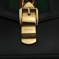 Sylvie Black×green×red Leather 421882 F020615198シルヴィ ブラック×グリーン×レッド レザー 421882 F020615198
