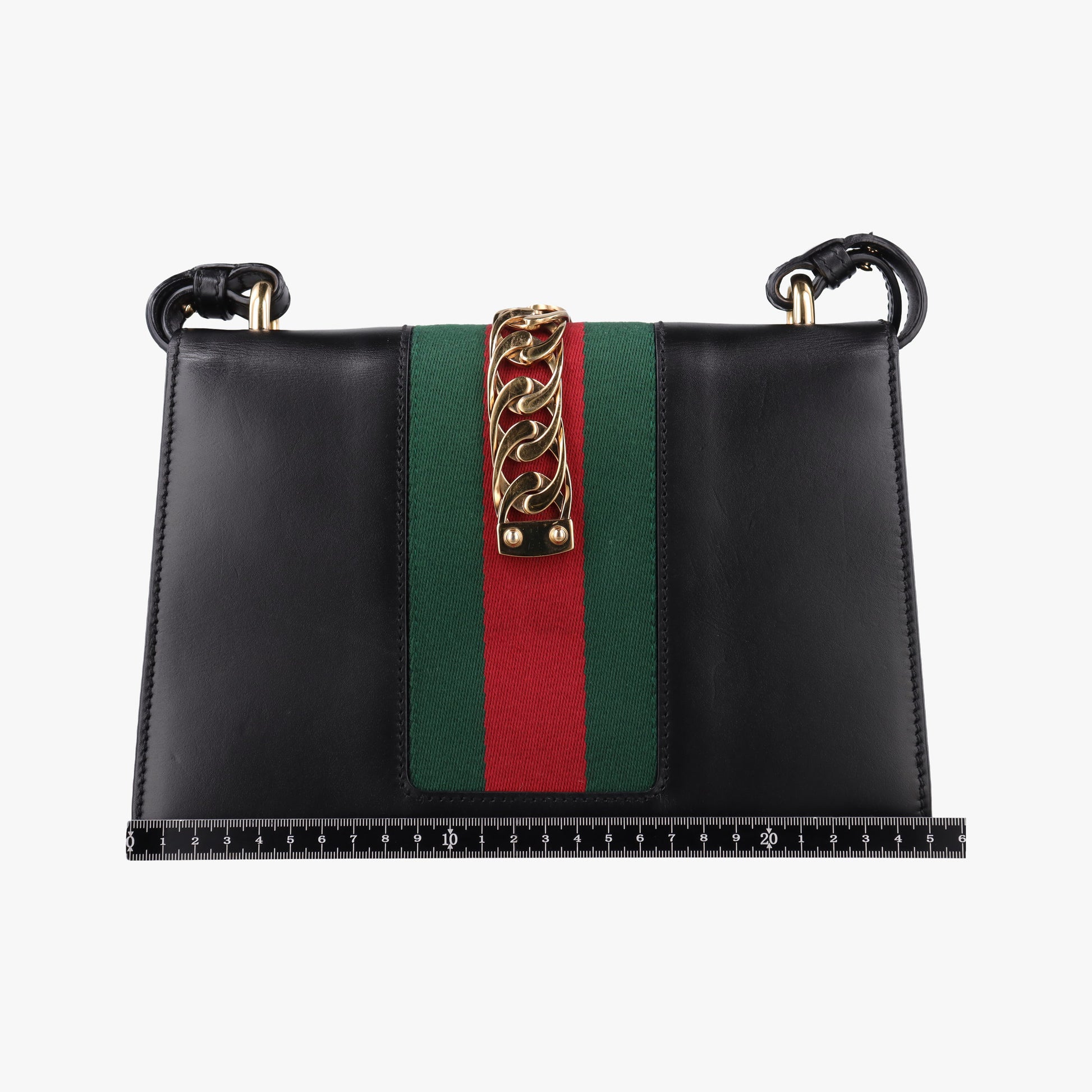 Sylvie Black×green×red Leather 421882 F020615198シルヴィ ブラック×グリーン×レッド レザー 421882 F020615198