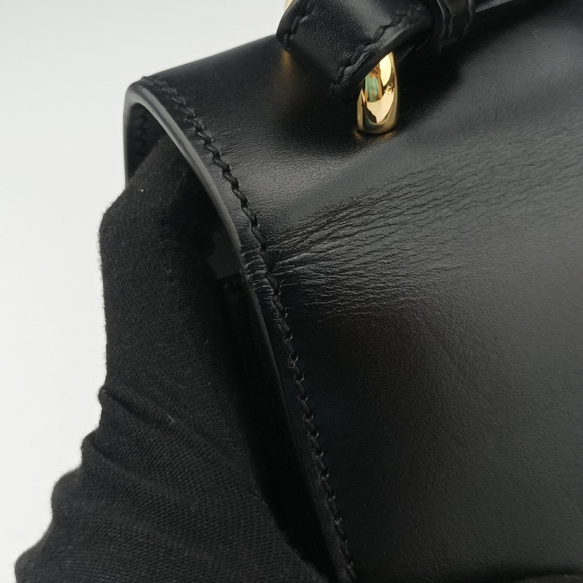 Sylvie Black×green×red Leather 421882 F020615198シルヴィ ブラック×グリーン×レッド レザー 421882 F020615198