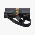 Sylvie Black×green×red Leather 421882 F020615198シルヴィ ブラック×グリーン×レッド レザー 421882 F020615198