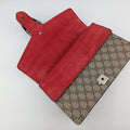 Dionysus beige×red PVC coated canvas × suede 400249 F027367643ディオニュソス ベージュ×レッド PVCコーティングキャンバス × スエード 400249 F027367643