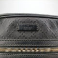 GG Imprime Messenger Black Leather 201448 D014656099GGインプリメ メッセンジャー ブラック レザー 201448 D014656099