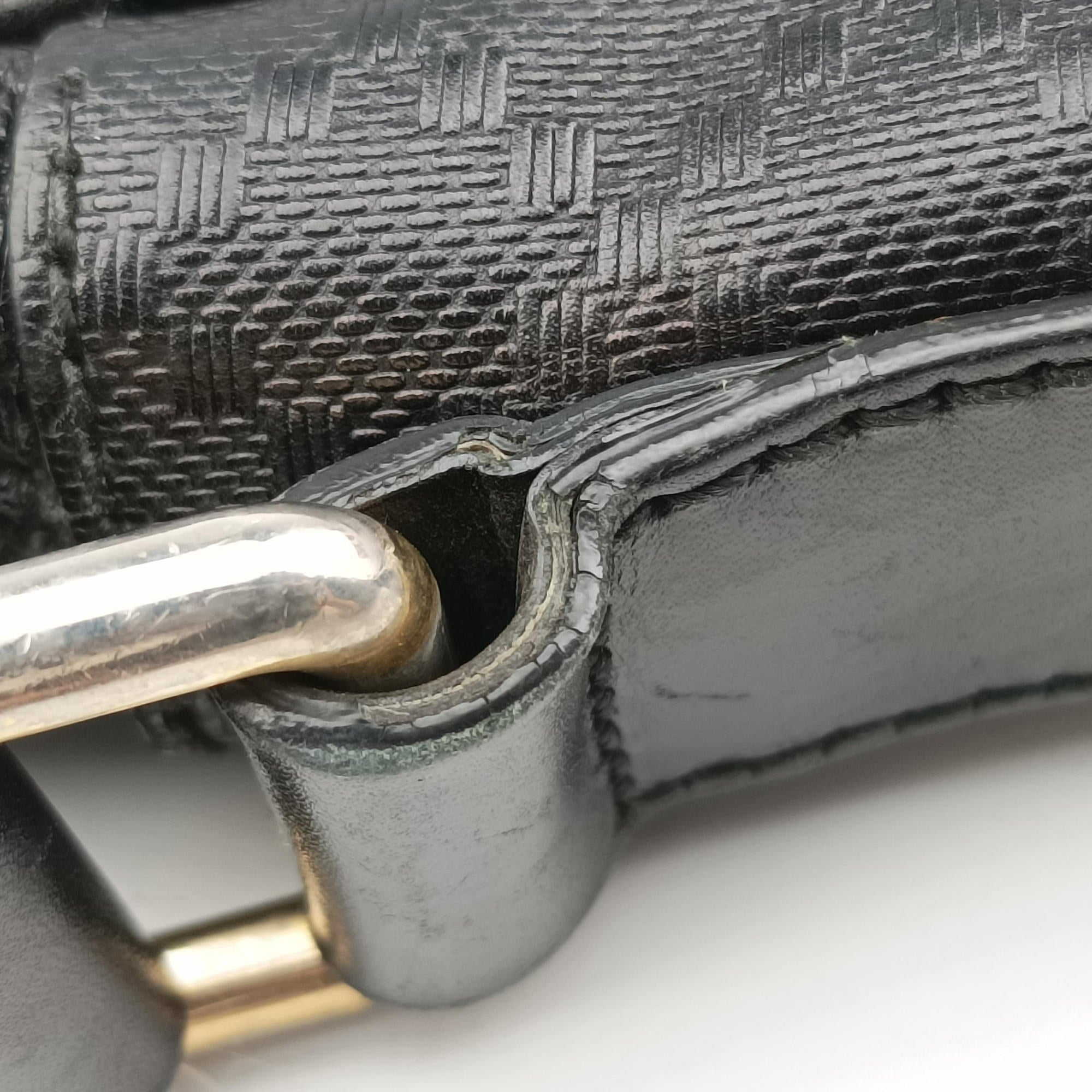 GG Imprime Messenger Black Leather 201448 D014656099GGインプリメ メッセンジャー ブラック レザー 201448 D014656099
