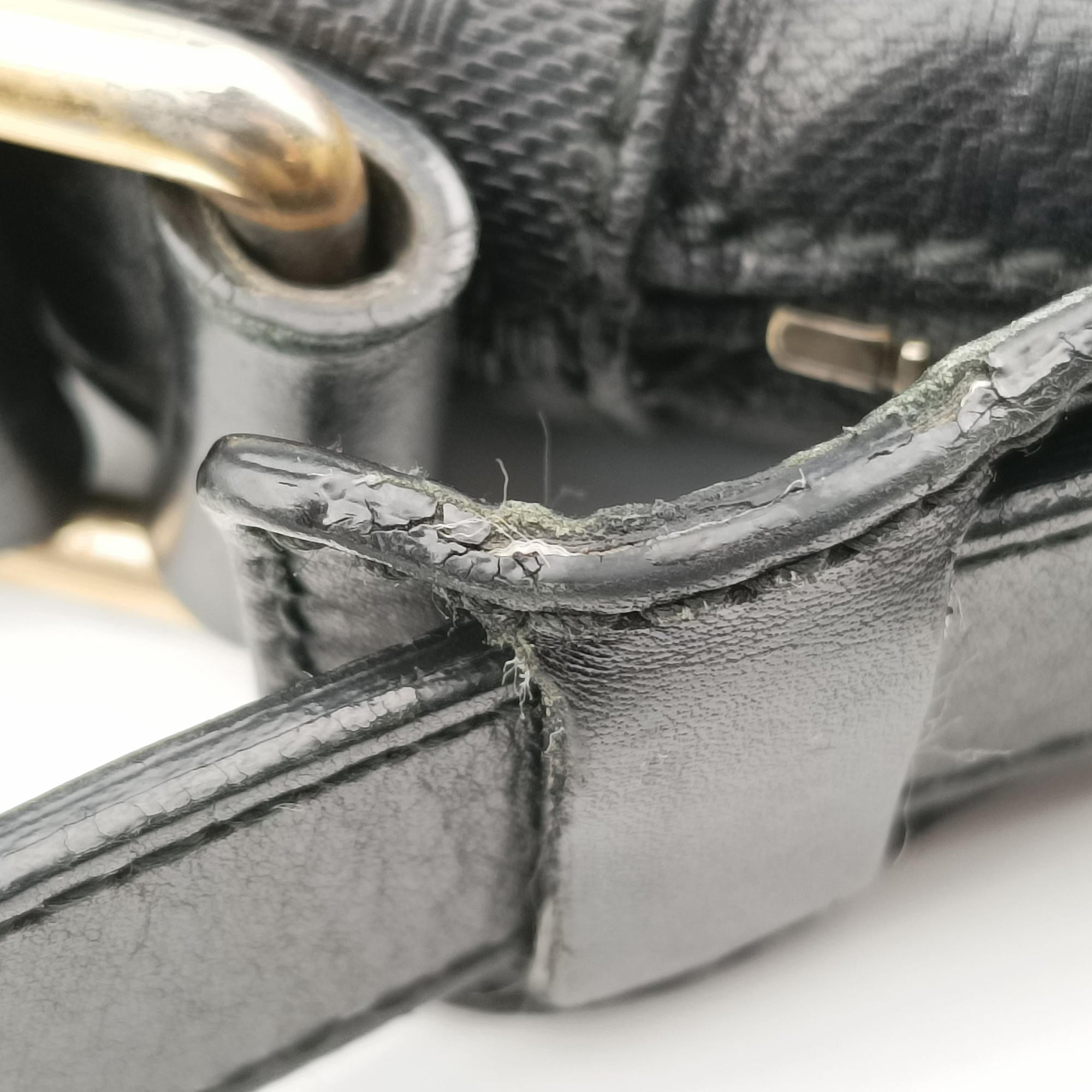 GG Imprime Messenger Black Leather 201448 D014656099GGインプリメ メッセンジャー ブラック レザー 201448 D014656099