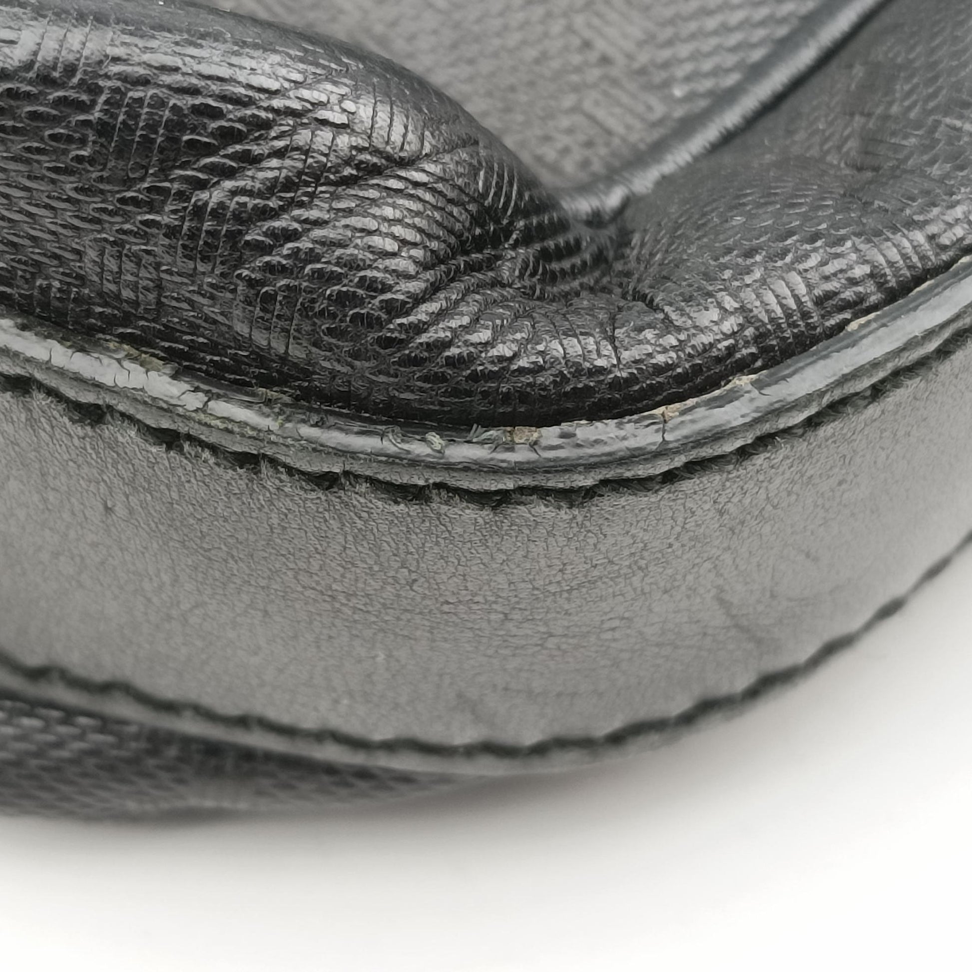 GG Imprime Messenger Black Leather 201448 D014656099GGインプリメ メッセンジャー ブラック レザー 201448 D014656099