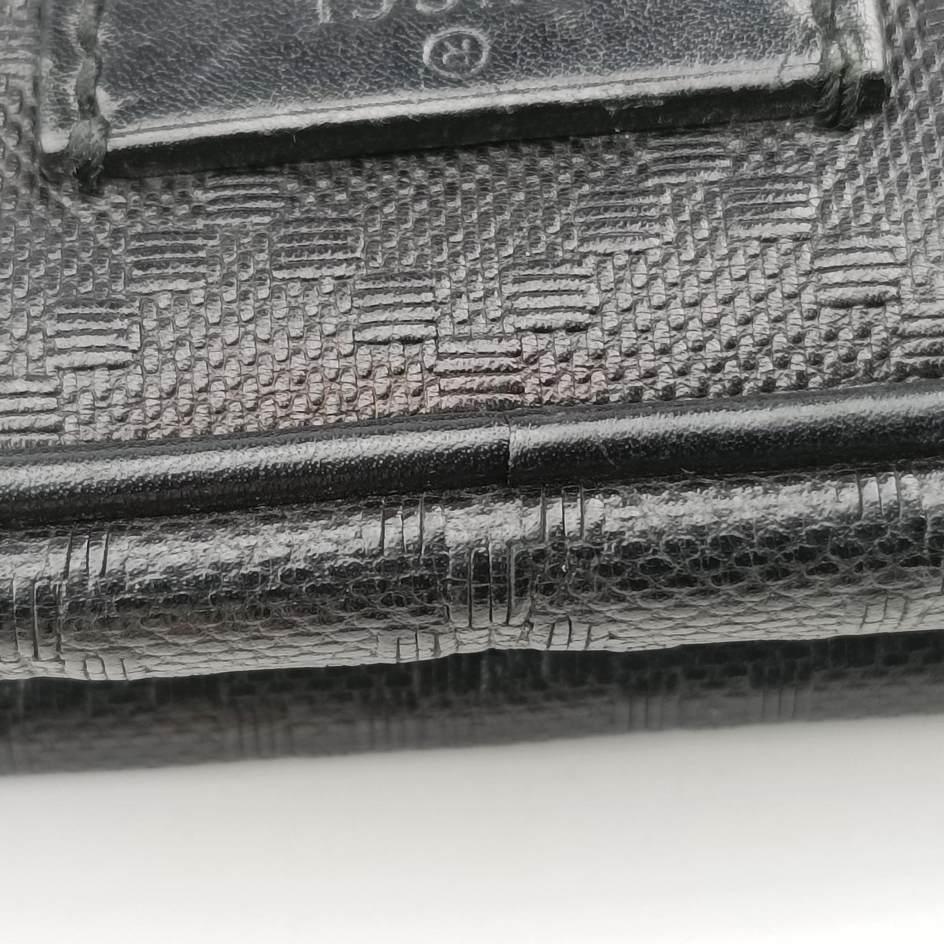 GG Imprime Messenger Black Leather 201448 D014656099GGインプリメ メッセンジャー ブラック レザー 201448 D014656099