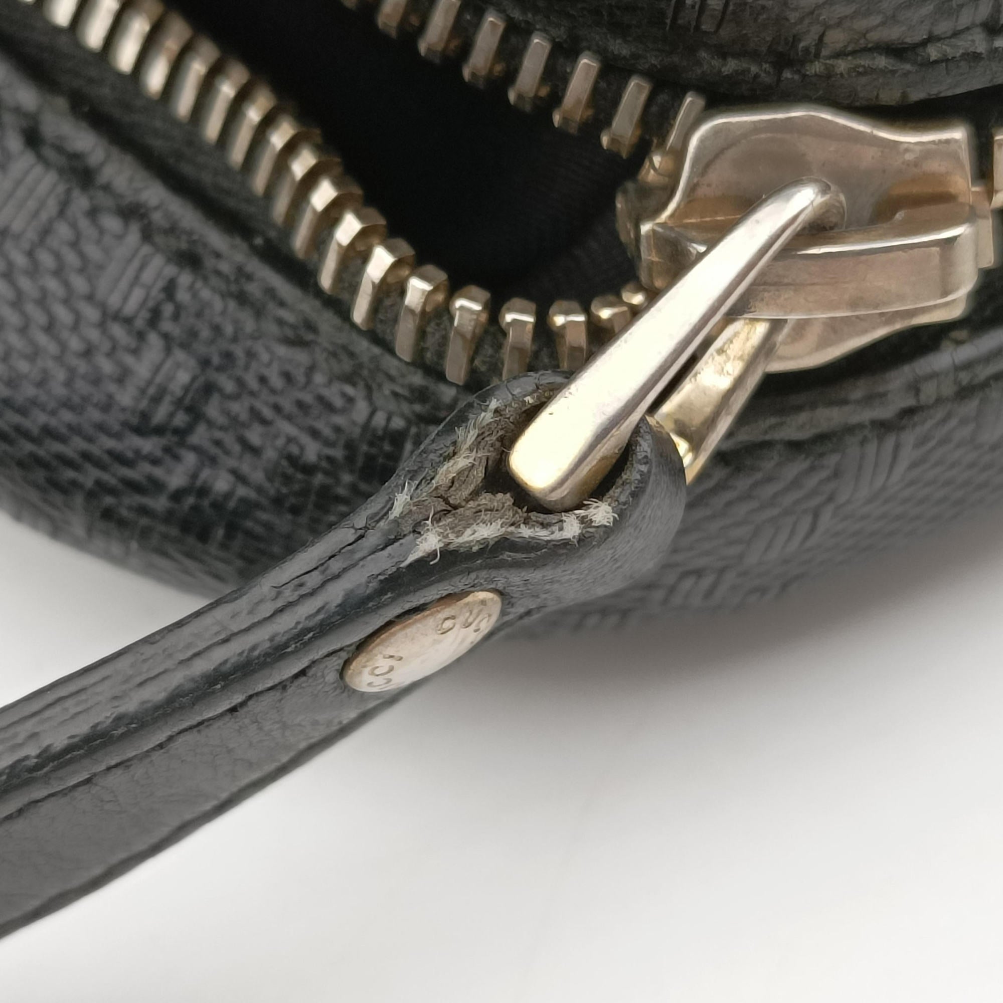GG Imprime Messenger Black Leather 201448 D014656099GGインプリメ メッセンジャー ブラック レザー 201448 D014656099