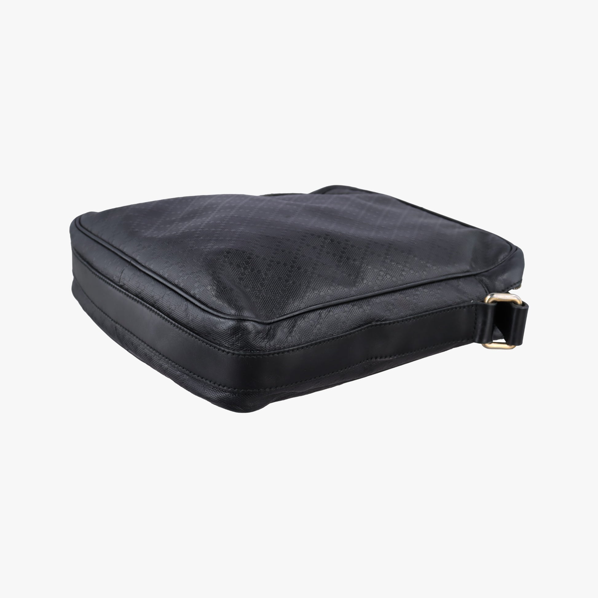 GG Imprime Messenger Black Leather 201448 D014656099GGインプリメ メッセンジャー ブラック レザー 201448 D014656099