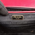 Triangle Logo Red SAFFIANO Leather 1BD200 25 Hトライアングルロゴ レッド サフィアーノレザー 1BD200 25 H