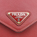 Triangle Logo Red SAFFIANO Leather 1BD200 25 Hトライアングルロゴ レッド サフィアーノレザー 1BD200 25 H