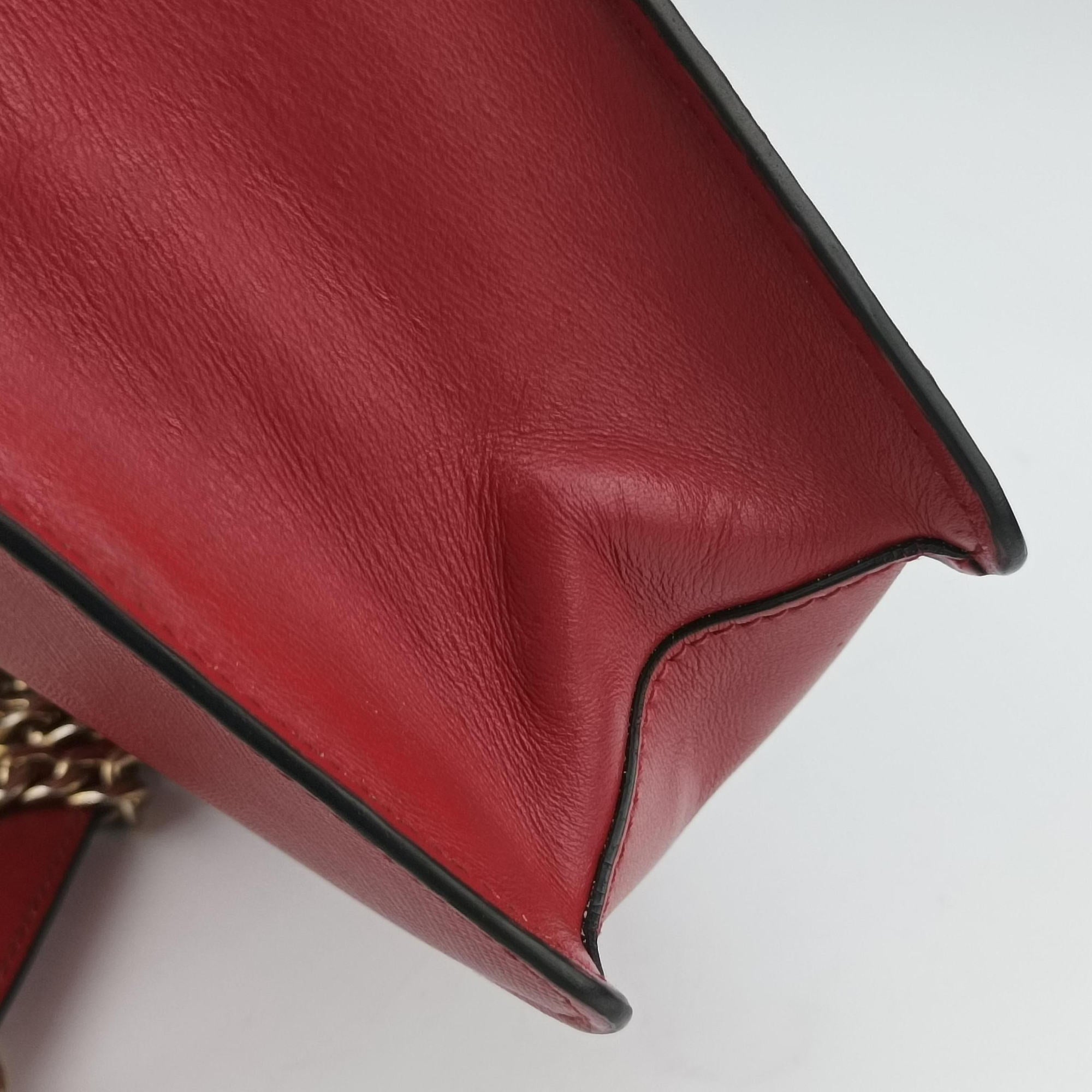 Triangle Logo Red SAFFIANO Leather 1BD200 25 Hトライアングルロゴ レッド サフィアーノレザー 1BD200 25 H