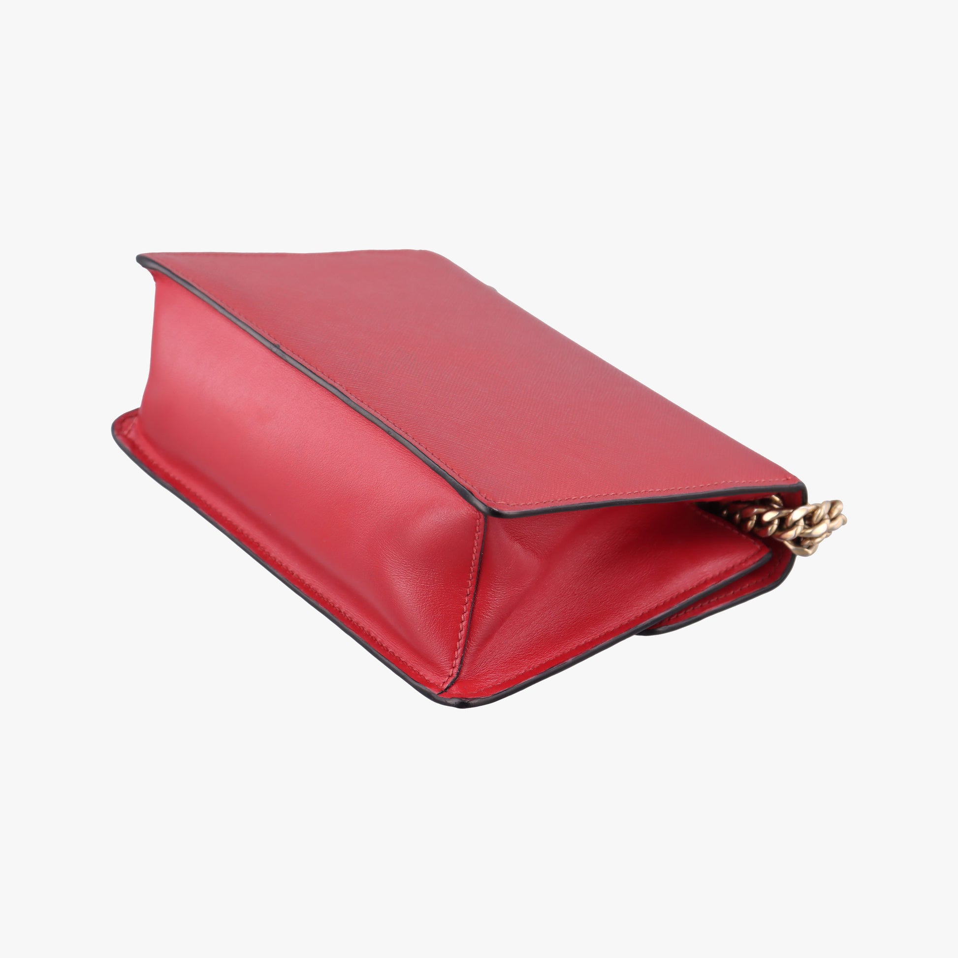 Triangle Logo Red SAFFIANO Leather 1BD200 25 Hトライアングルロゴ レッド サフィアーノレザー 1BD200 25 H