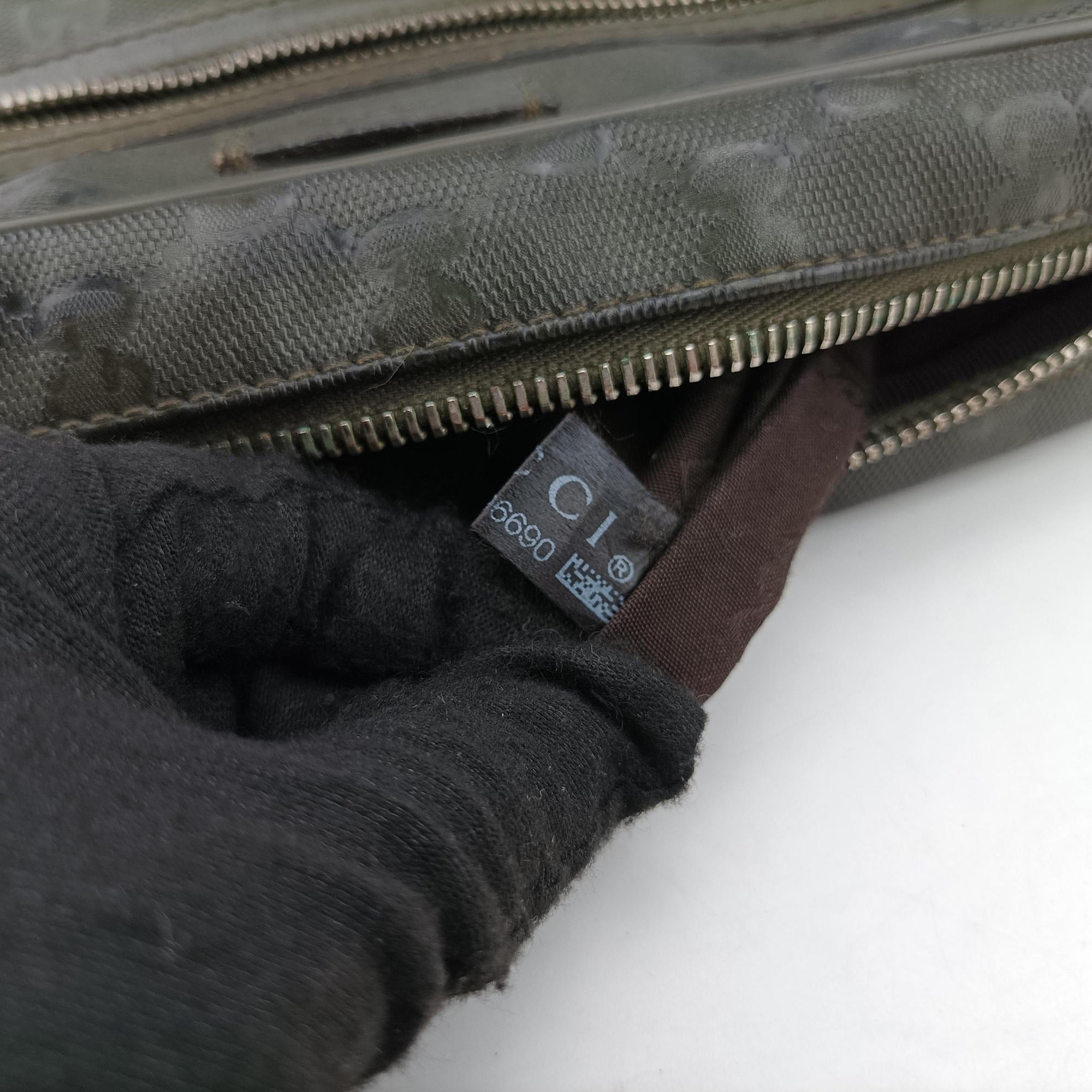 GG Imprime Messenger Brown PVC coated canvas 201448 E7996690GGインプリメ メッセンジャー ブラウン PVCコーティングキャンバス 201448 E7996690