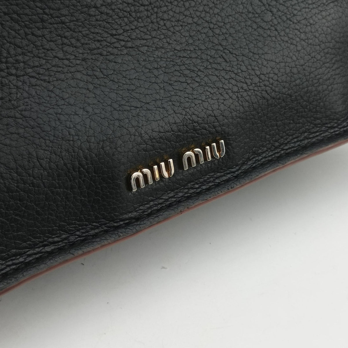 Pre-owned Miu Miu Miu Lady Black Leather  shoulderbag | stylenewstar