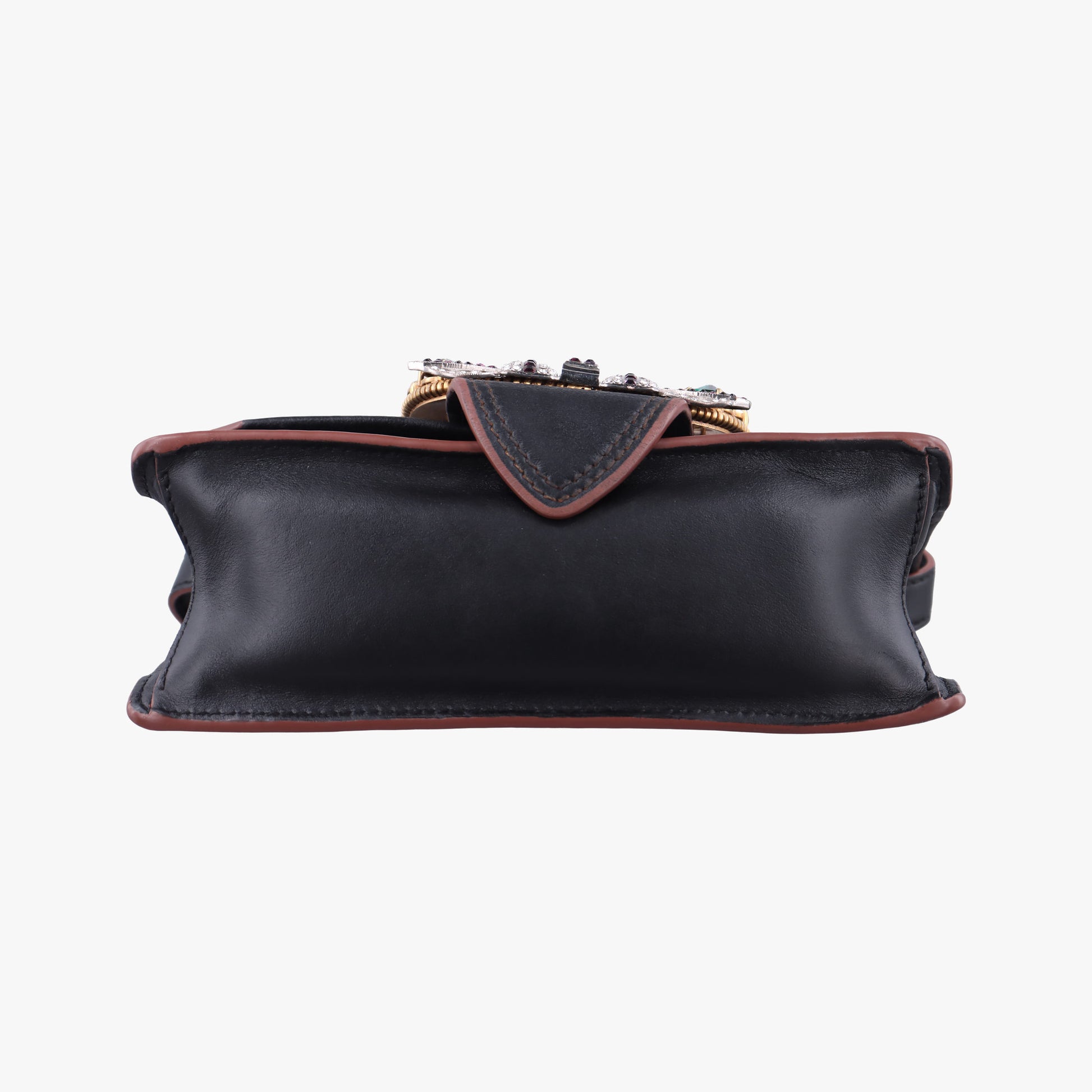 Pre-owned Miu Miu Miu Lady Black Leather  shoulderbag | stylenewstar