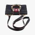 Pre-owned Miu Miu Miu Lady Black Leather  shoulderbag | stylenewstar
