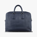 Triangle Logo Plate Navy Saffiano Leather D 7三角 ロゴ プレート ネイビー サフィアーノレザー D 7
