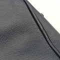 Triangle Logo Plate Navy Saffiano Leather D 7三角 ロゴ プレート ネイビー サフィアーノレザー D 7