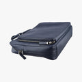 Triangle Logo Plate Navy Saffiano Leather D 7三角 ロゴ プレート ネイビー サフィアーノレザー D 7