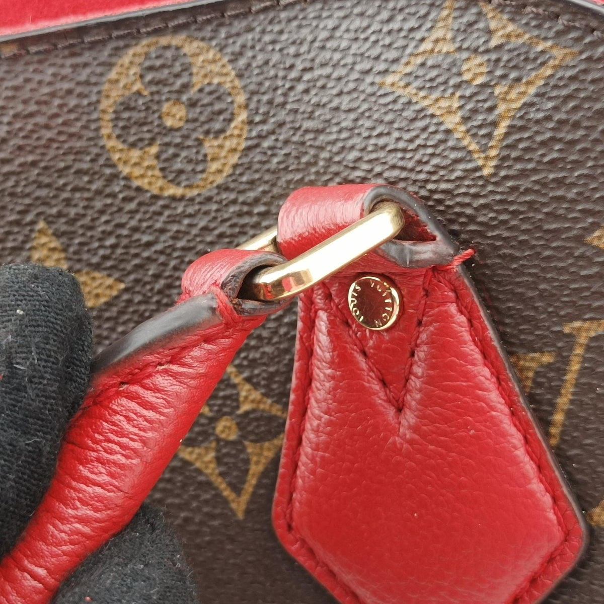 Alma Bag Into Bag Brown×Rouge Monogram Canvas M41779 SP1136アルマ バッグ イントゥー バッグ モノグラム/ブラウン×ルージュ モノグラムキャンバス M41779 SP1136