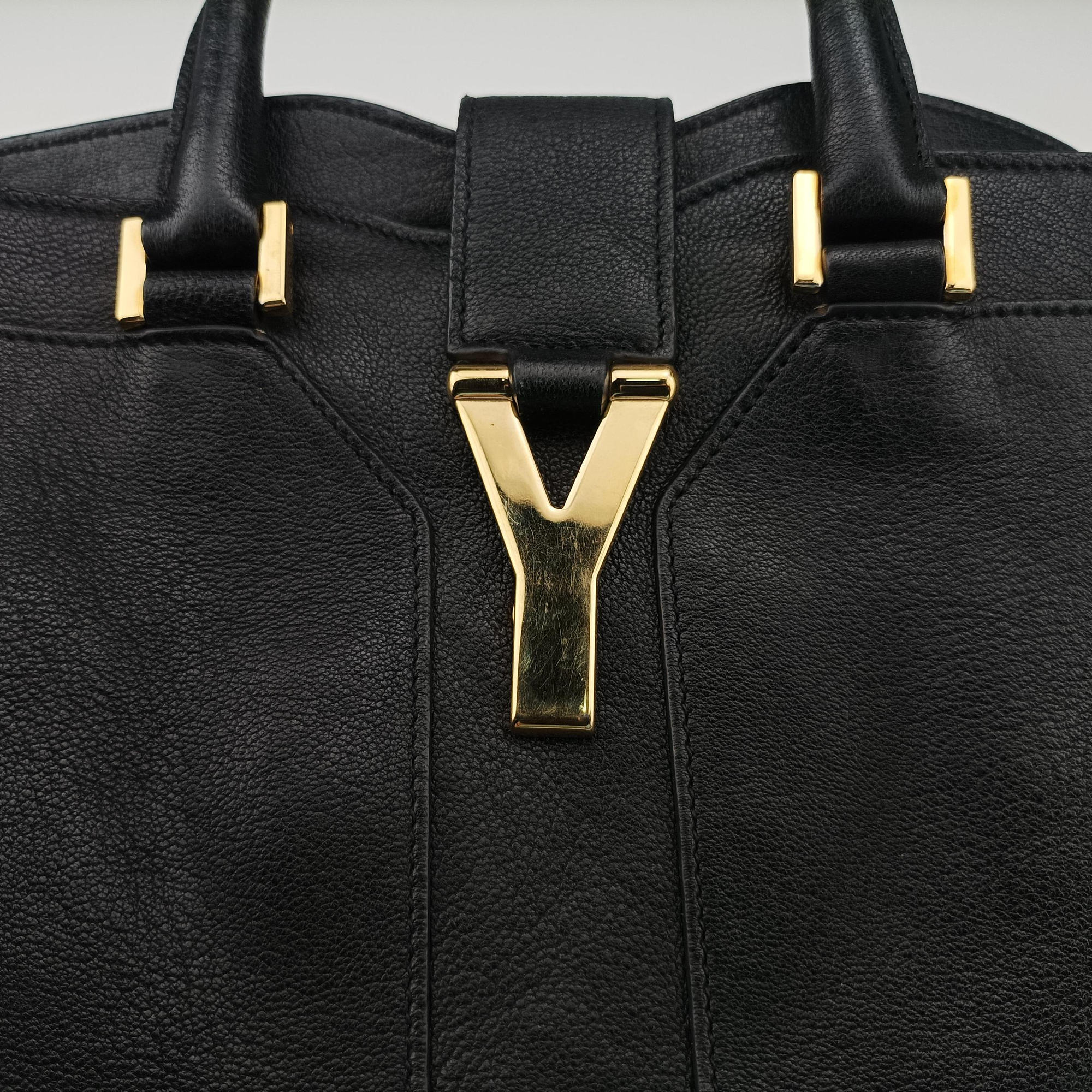 Cabas ChYc Black Leather 400666 FLY400666.Y0317カバスシック ブラック レザー 400666 FLY400666.Y0317