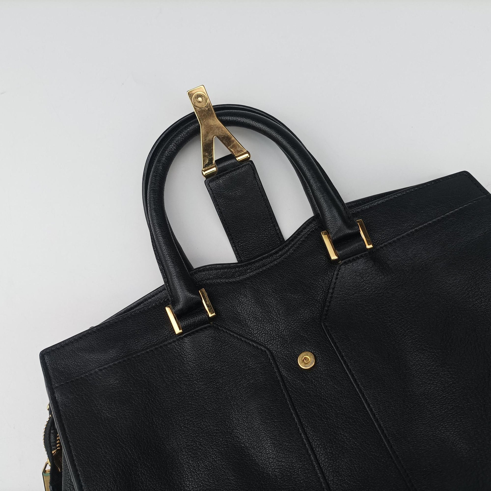Cabas ChYc Black Leather 400666 FLY400666.Y0317カバスシック ブラック レザー 400666 FLY400666.Y0317