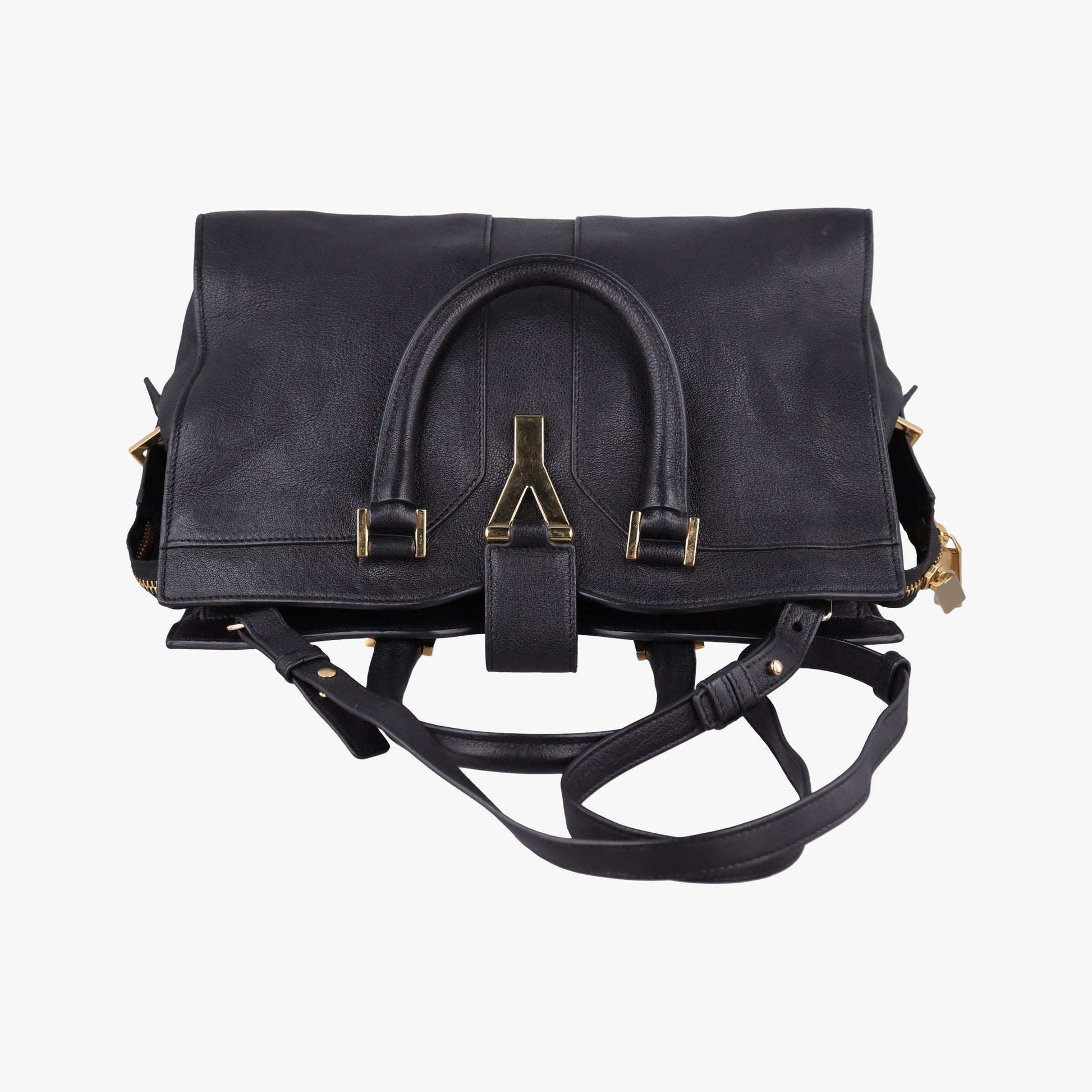 Cabas ChYc Black Leather 400666 FLY400666.Y0317カバスシック ブラック レザー 400666 FLY400666.Y0317