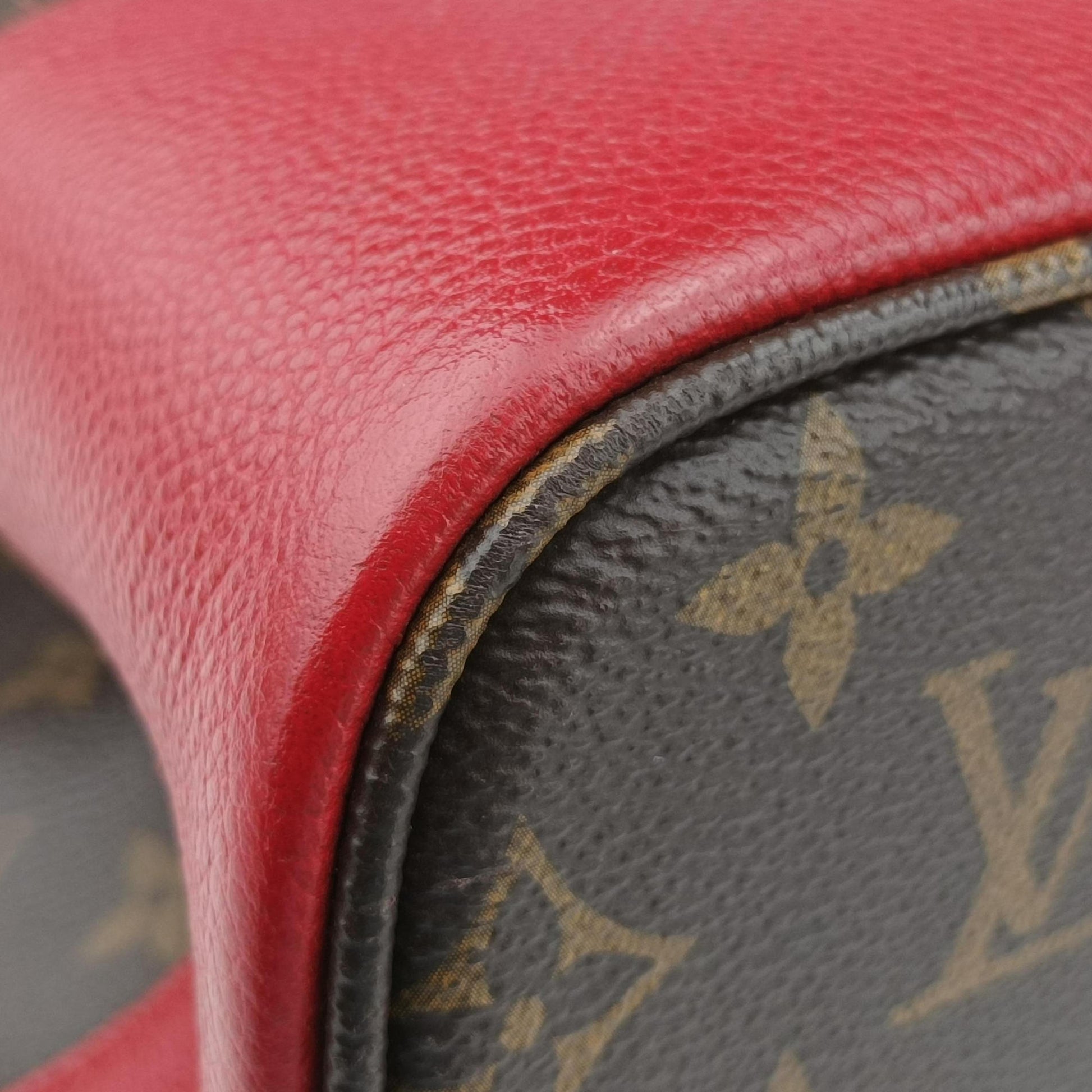 FLANDRIN Brown×CERISE Monogram Canvas×calf leather M41596 FL3156フランドリン モノグラム/ブラウン×スリーズ モノグラムキャンバス×カーフレザー M41596 FL3156