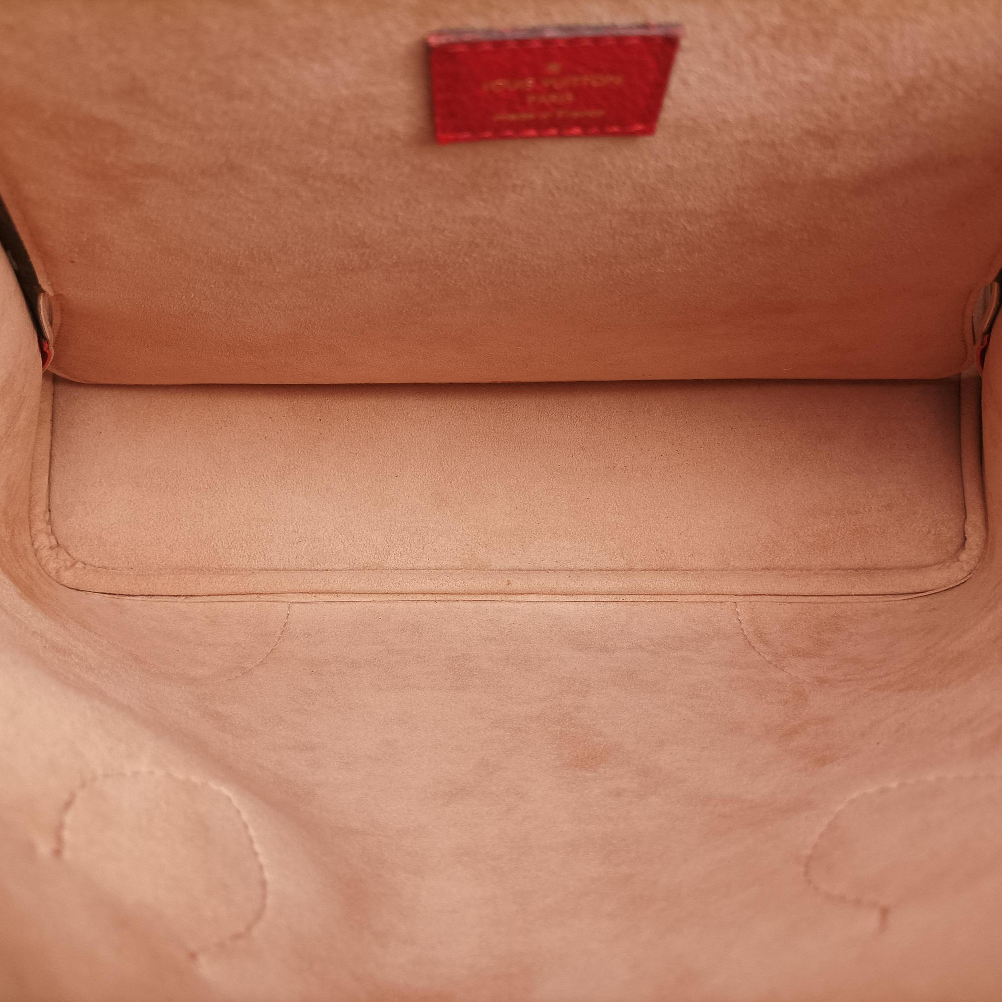 FLANDRIN Brown×CERISE Monogram Canvas×calf leather M41596 FL3156フランドリン モノグラム/ブラウン×スリーズ モノグラムキャンバス×カーフレザー M41596 FL3156