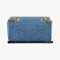 GG Marmont Blue Denim 446744 C023412281GGマーモント ブルー デニム 446744 C023412281