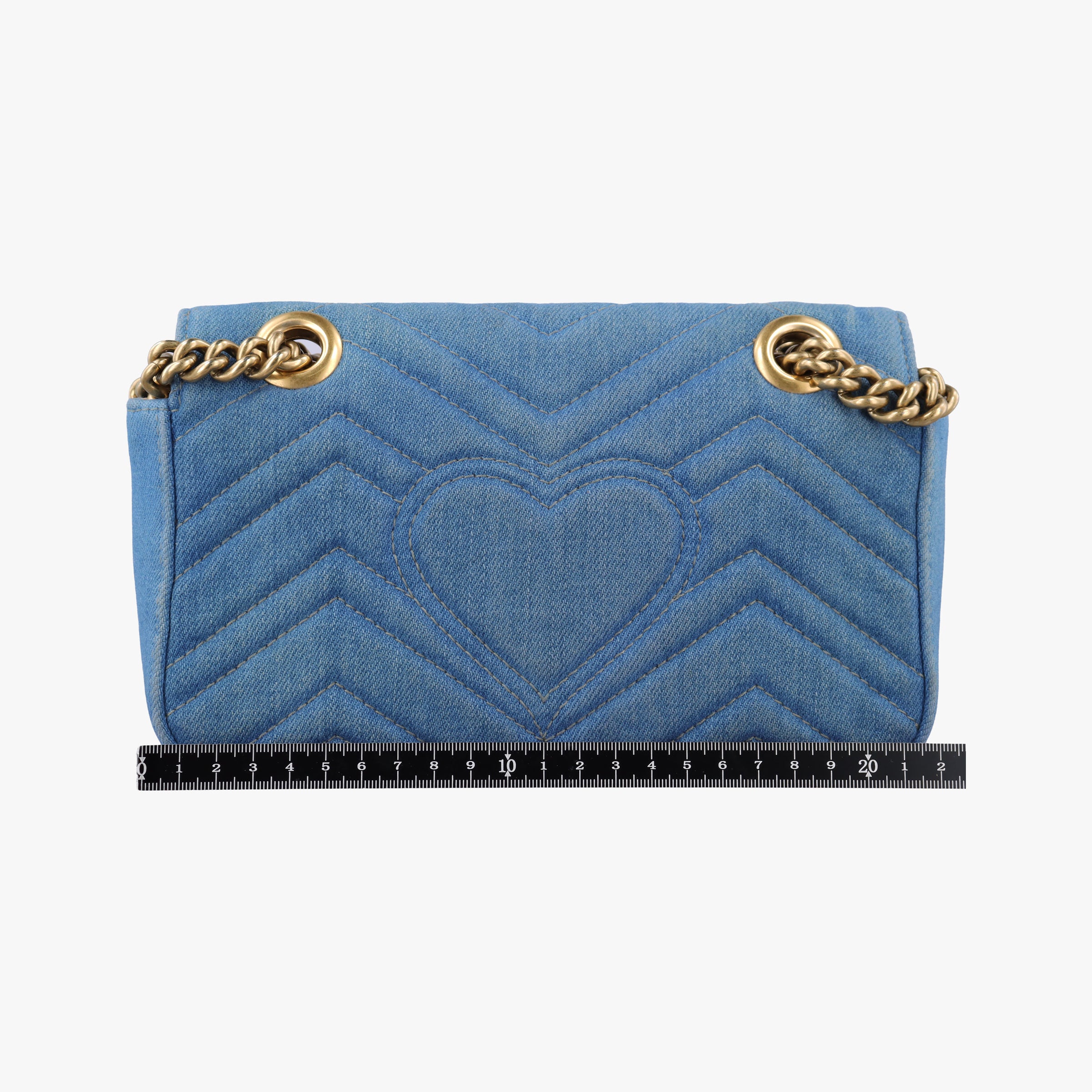 GG Marmont Blue Denim 446744 C023412281GGマーモント ブルー デニム 446744 C023412281