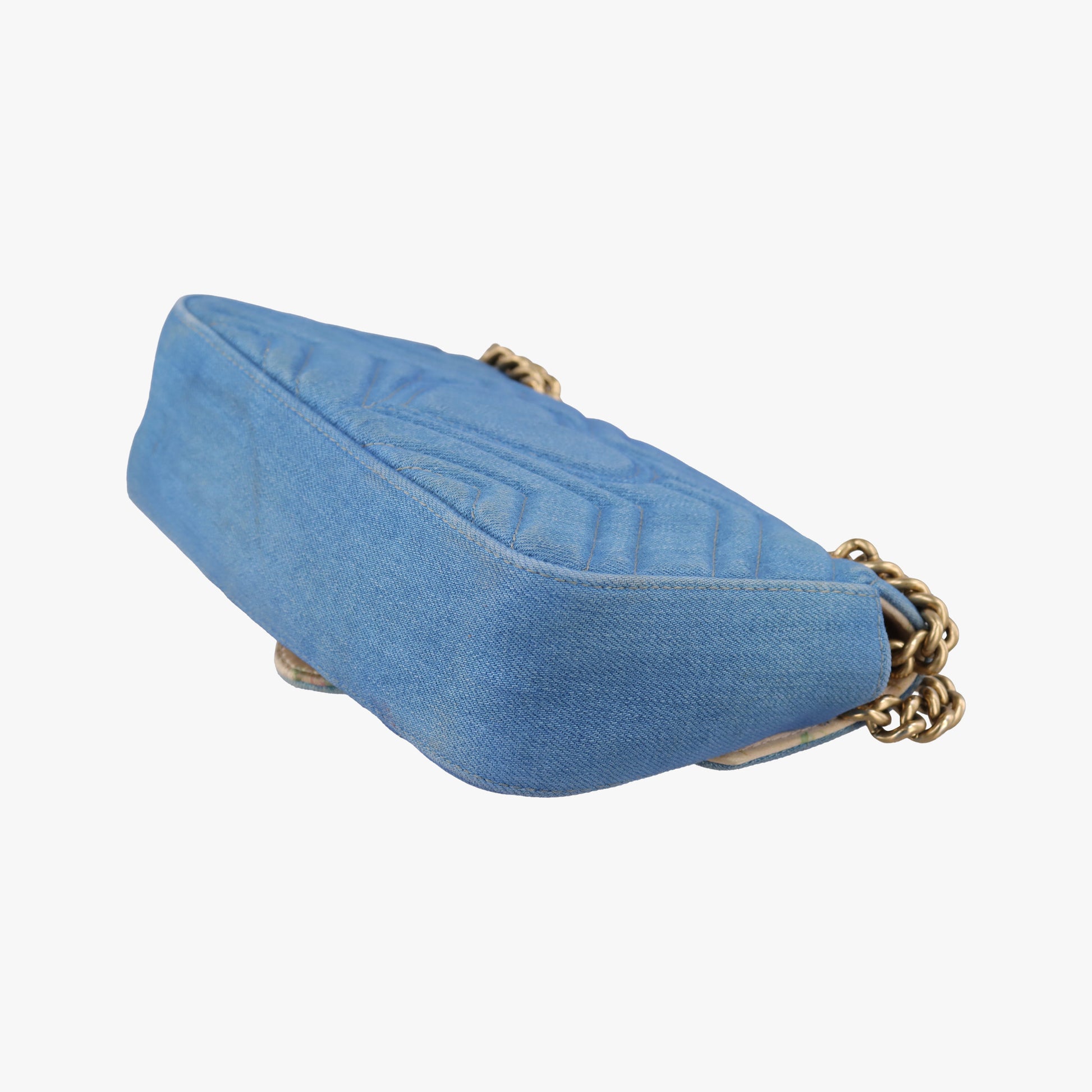 GG Marmont Blue Denim 446744 C023412281GGマーモント ブルー デニム 446744 C023412281