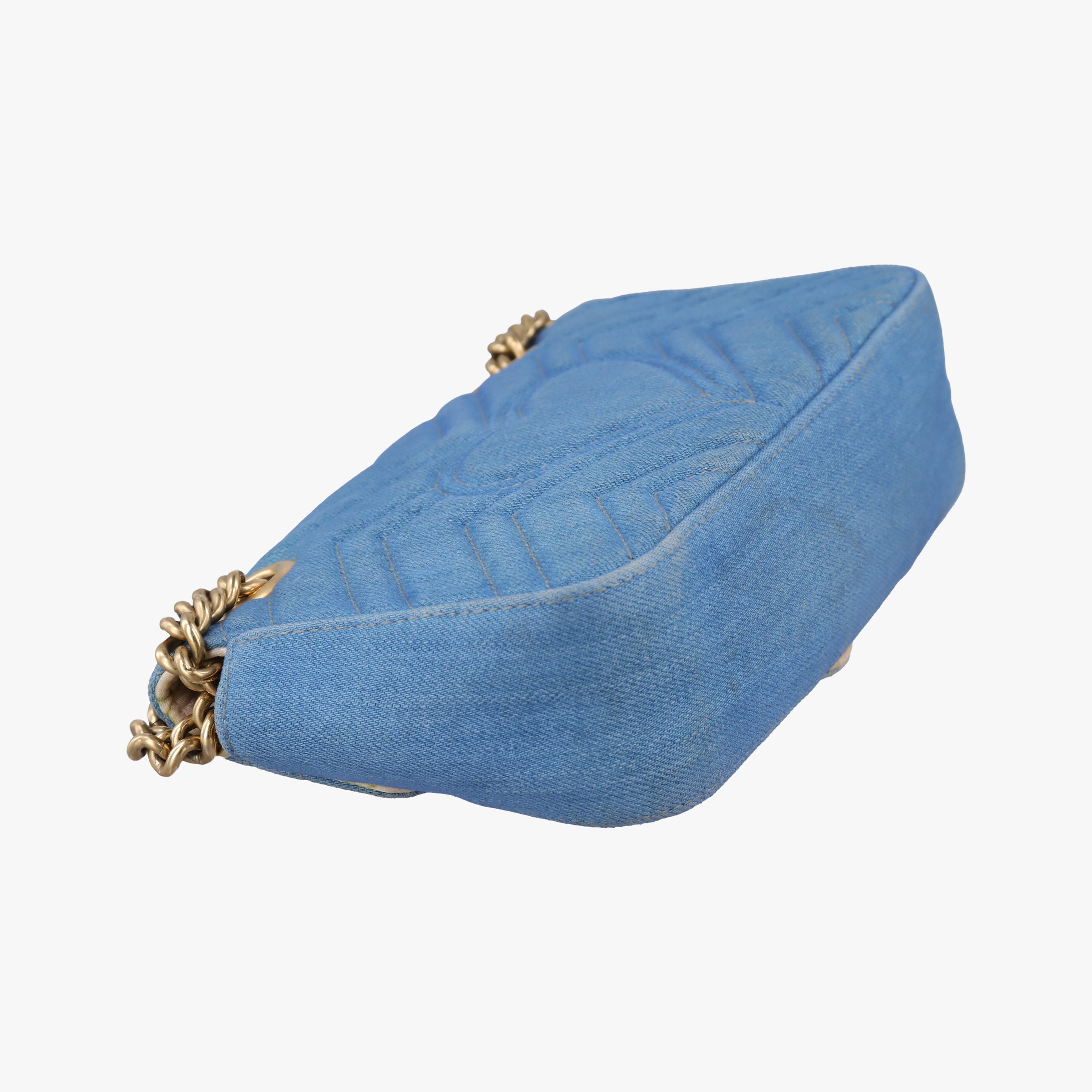 GG Marmont Blue Denim 446744 C023412281GGマーモント ブルー デニム 446744 C023412281