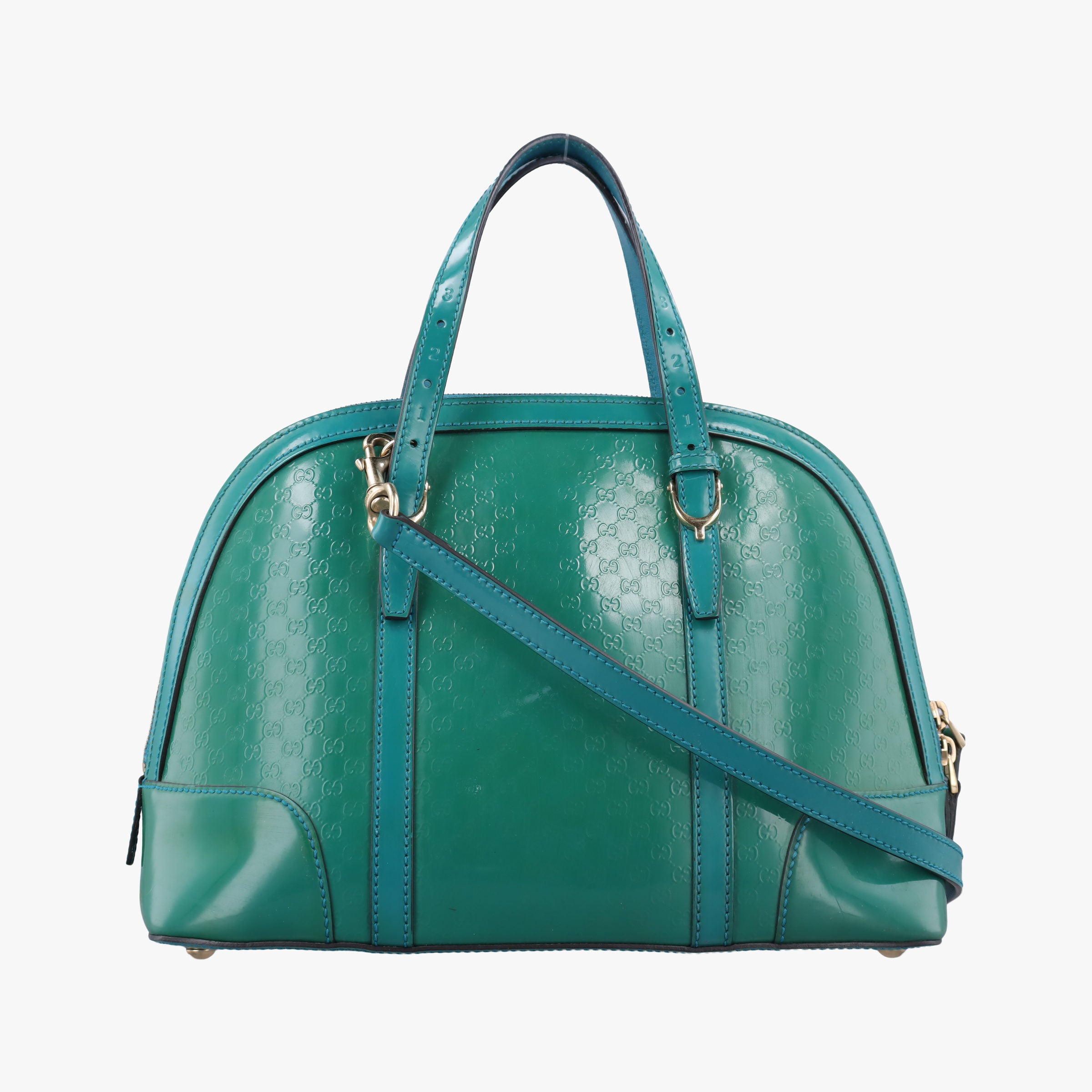 Microguccissima Green Patent Leather 309617 E016345977マイクログッチシマ グリーン パテント 309617 E016345977