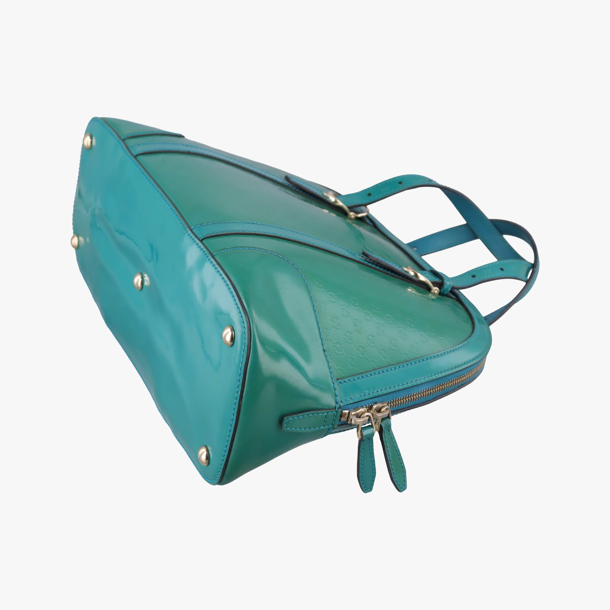 Microguccissima Green Patent Leather 309617 E016345977マイクログッチシマ グリーン パテント 309617 E016345977