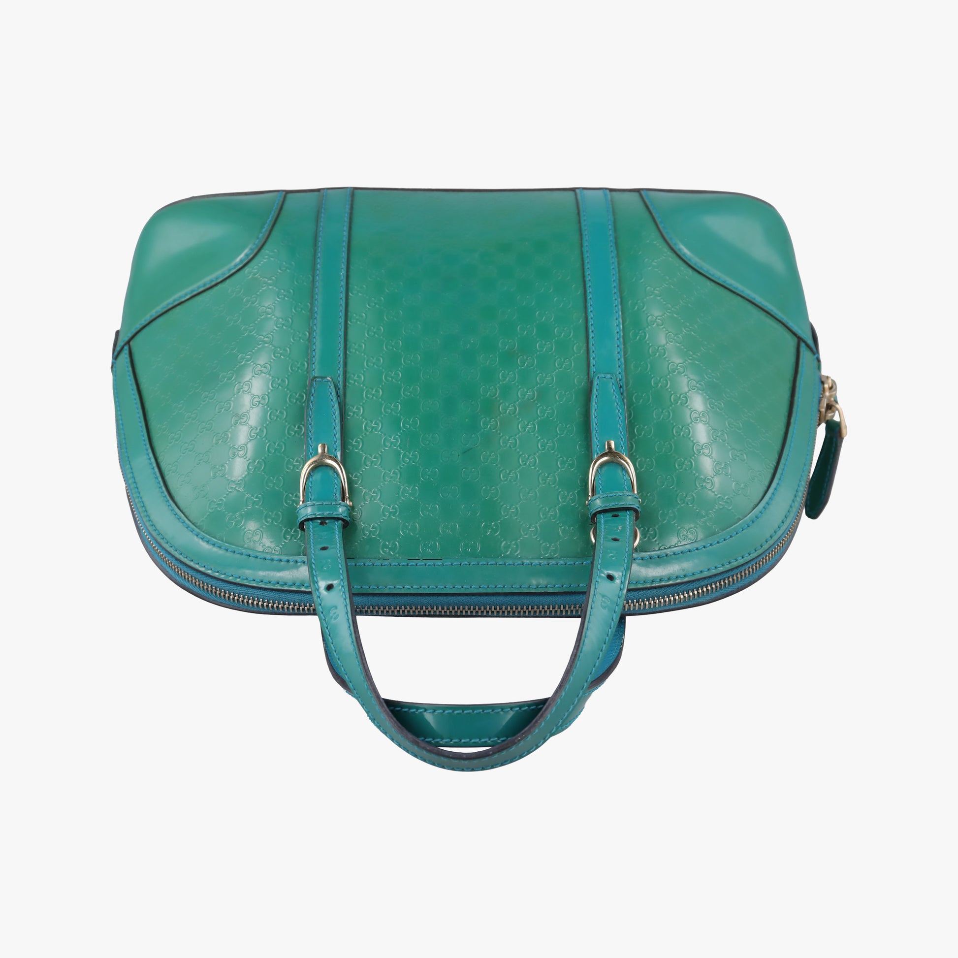 Microguccissima Green Patent Leather 309617 E016345977マイクログッチシマ グリーン パテント 309617 E016345977