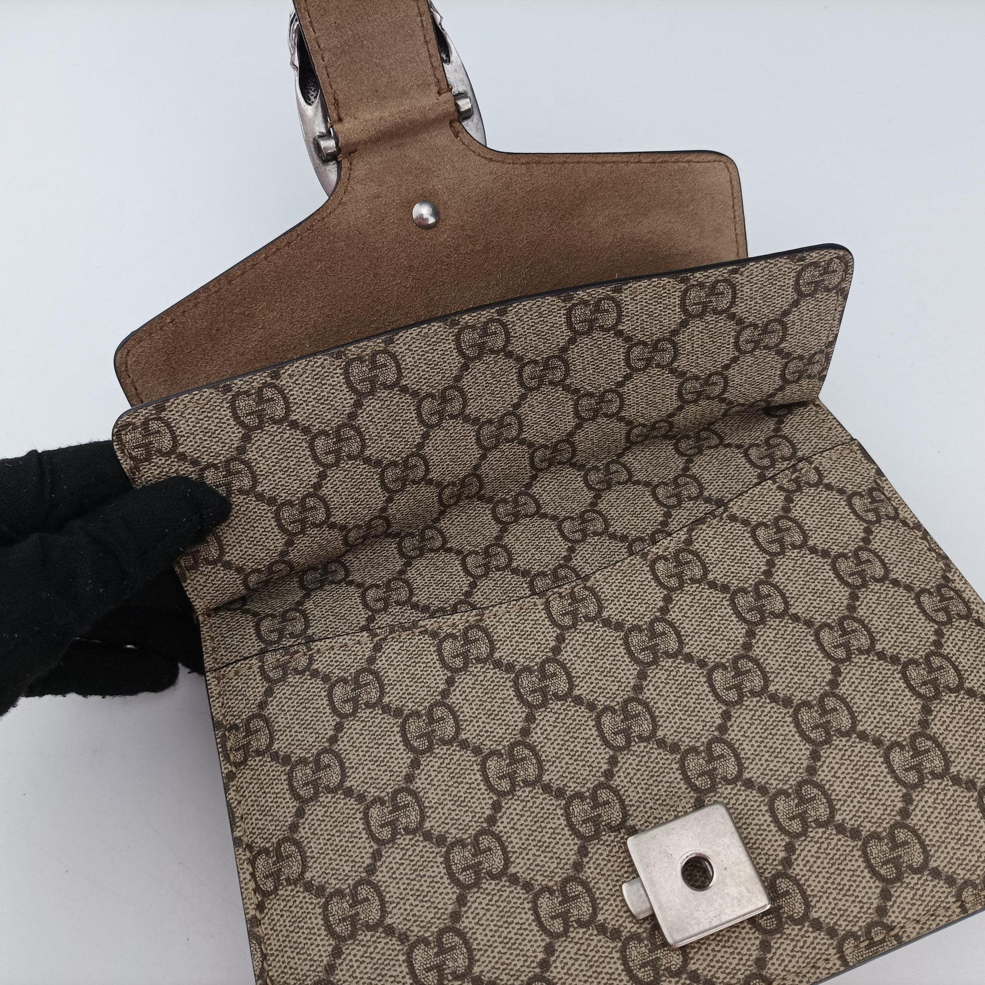 Dionysus Brown PVC coated canvas × suede 421970 D025261789ディオニュソス ブラウン PVCコーティングキャンバス × スエード 421970 D025261789
