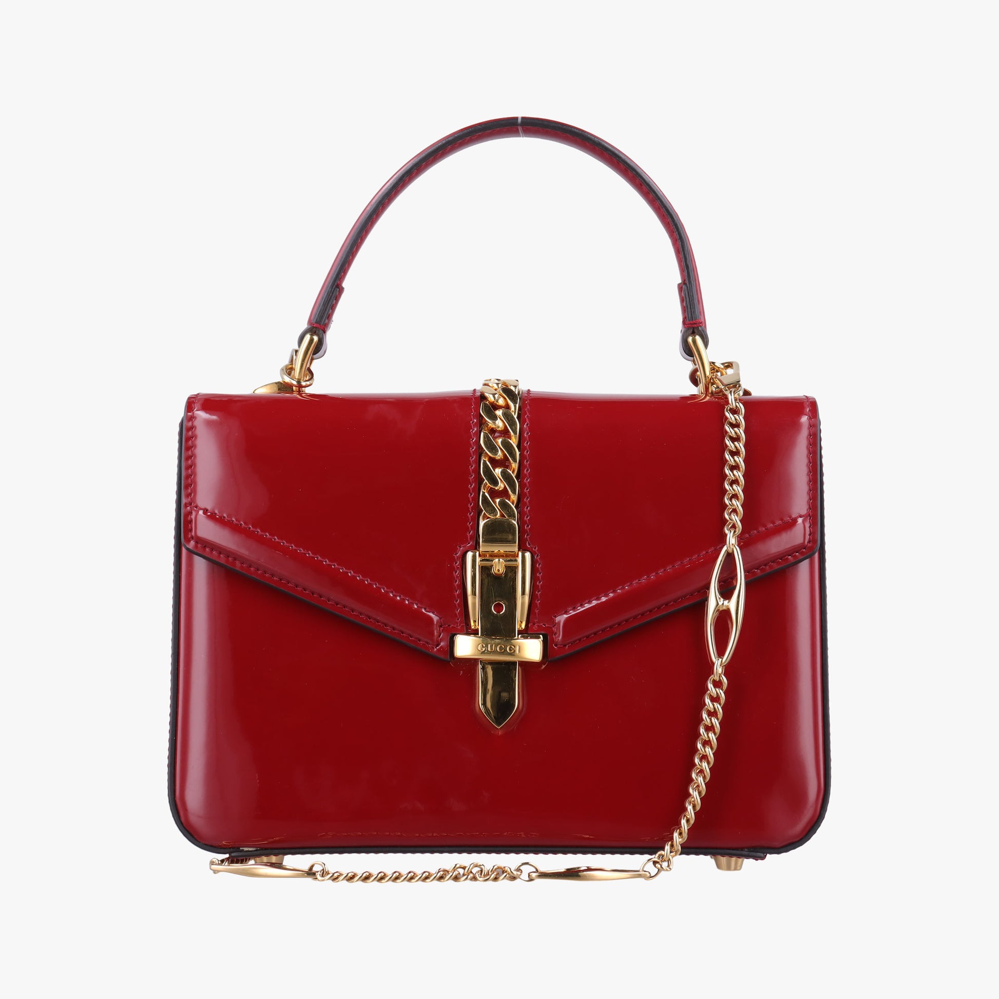 Sylvie 1969 Red Patent Leather 589479 A030736550シルヴィ 1969 レッド パテント 589479 A030736550