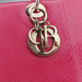 Lady Dior Pink snakeskin 21-MA-1123レディディオール ピンク ヘビ革 21-MA-1123