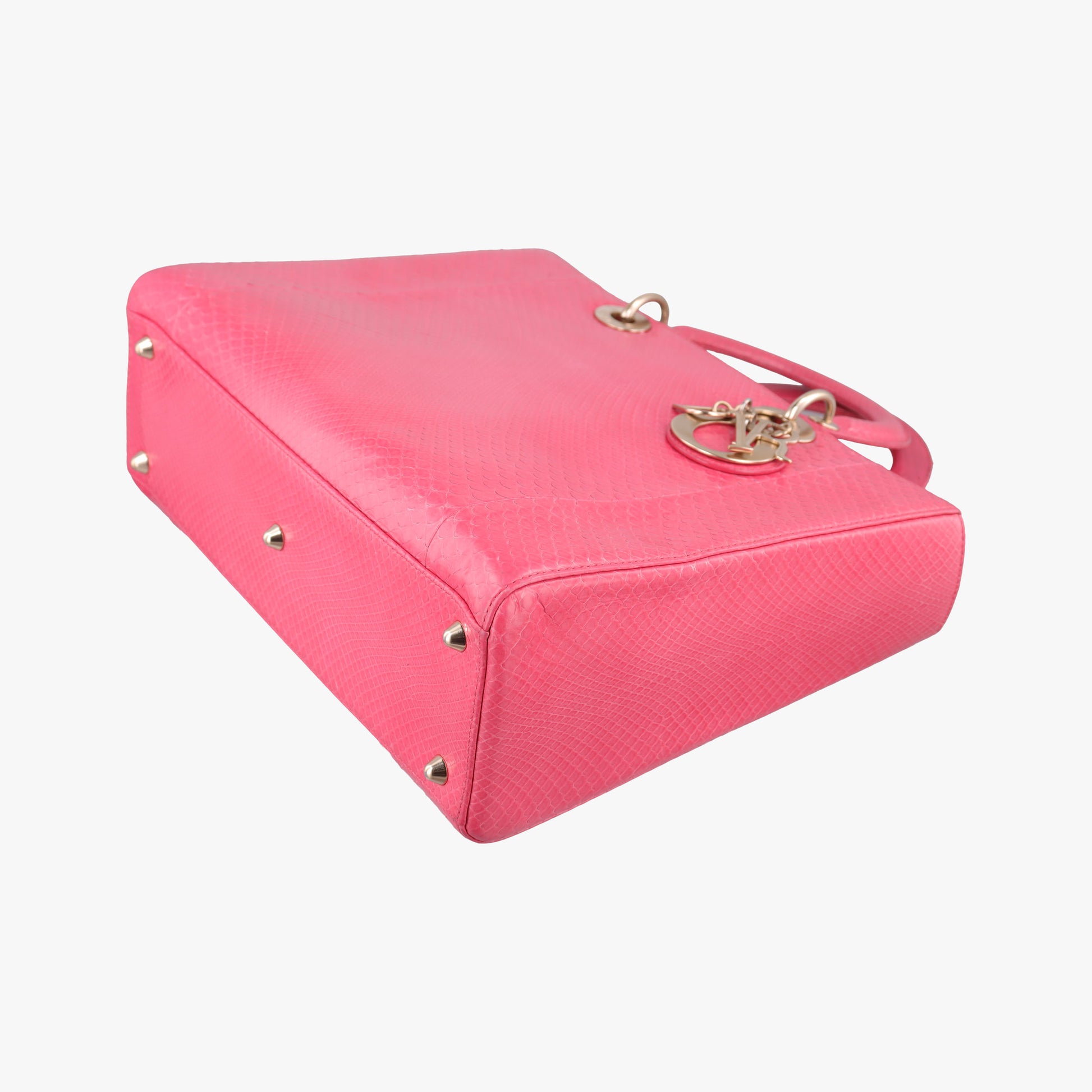 Lady Dior Pink snakeskin 21-MA-1123レディディオール ピンク ヘビ革 21-MA-1123