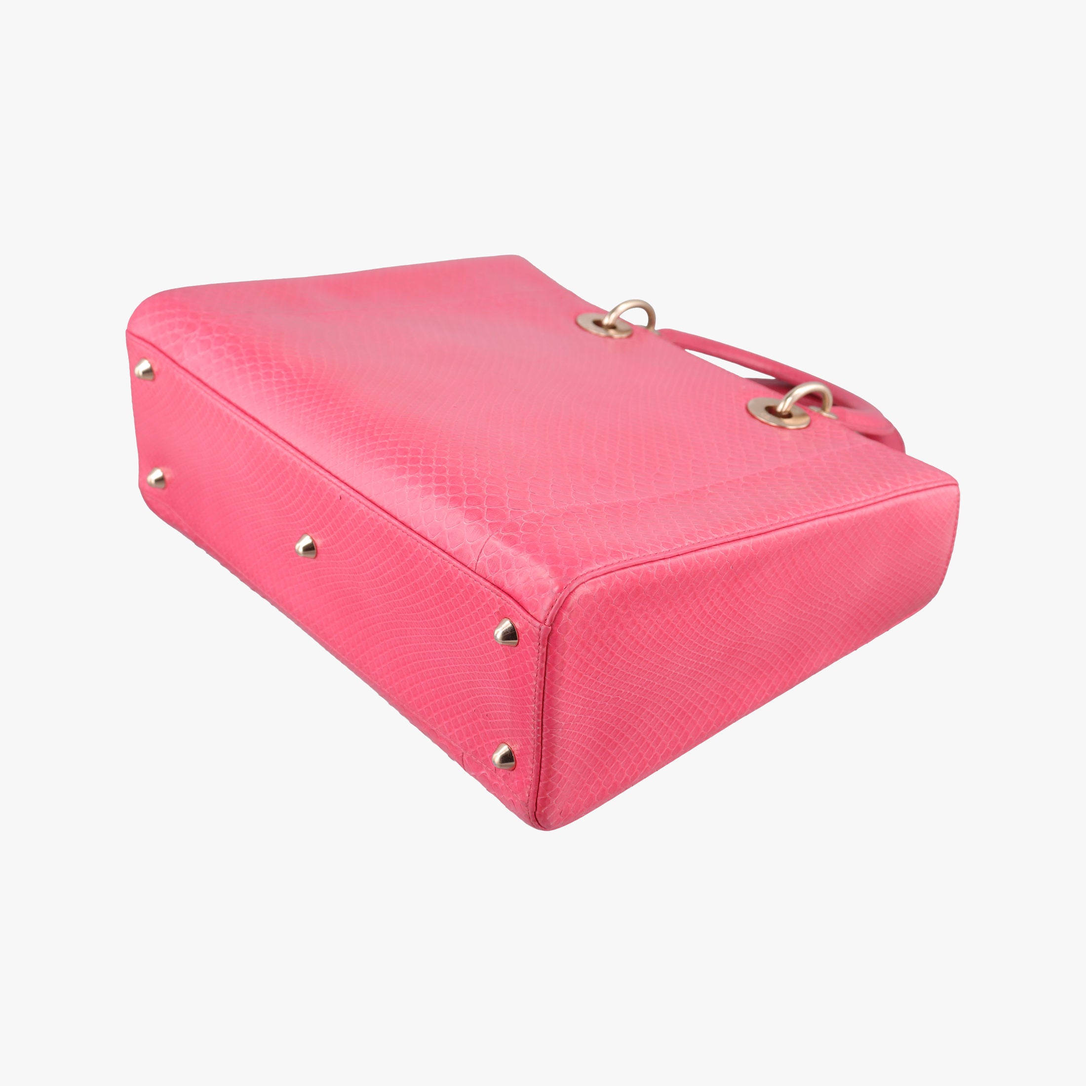 Lady Dior Pink snakeskin 21-MA-1123レディディオール ピンク ヘビ革 21-MA-1123