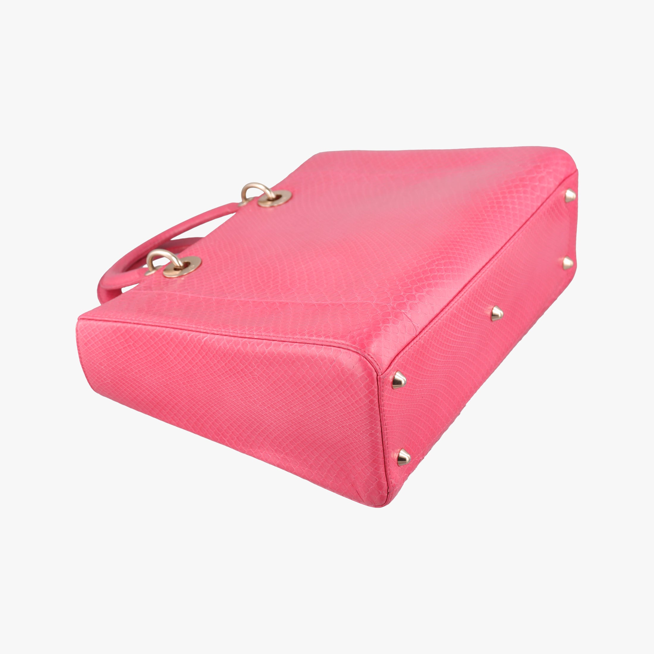 Lady Dior Pink snakeskin 21-MA-1123レディディオール ピンク ヘビ革 21-MA-1123