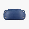Bi-Color Zip Front Pocket Blue SAFFIANO Leather BN2674 7/Dバイカラー ジップ フロント ポケット ブルー サフィアーノレザー BN2674 7/D