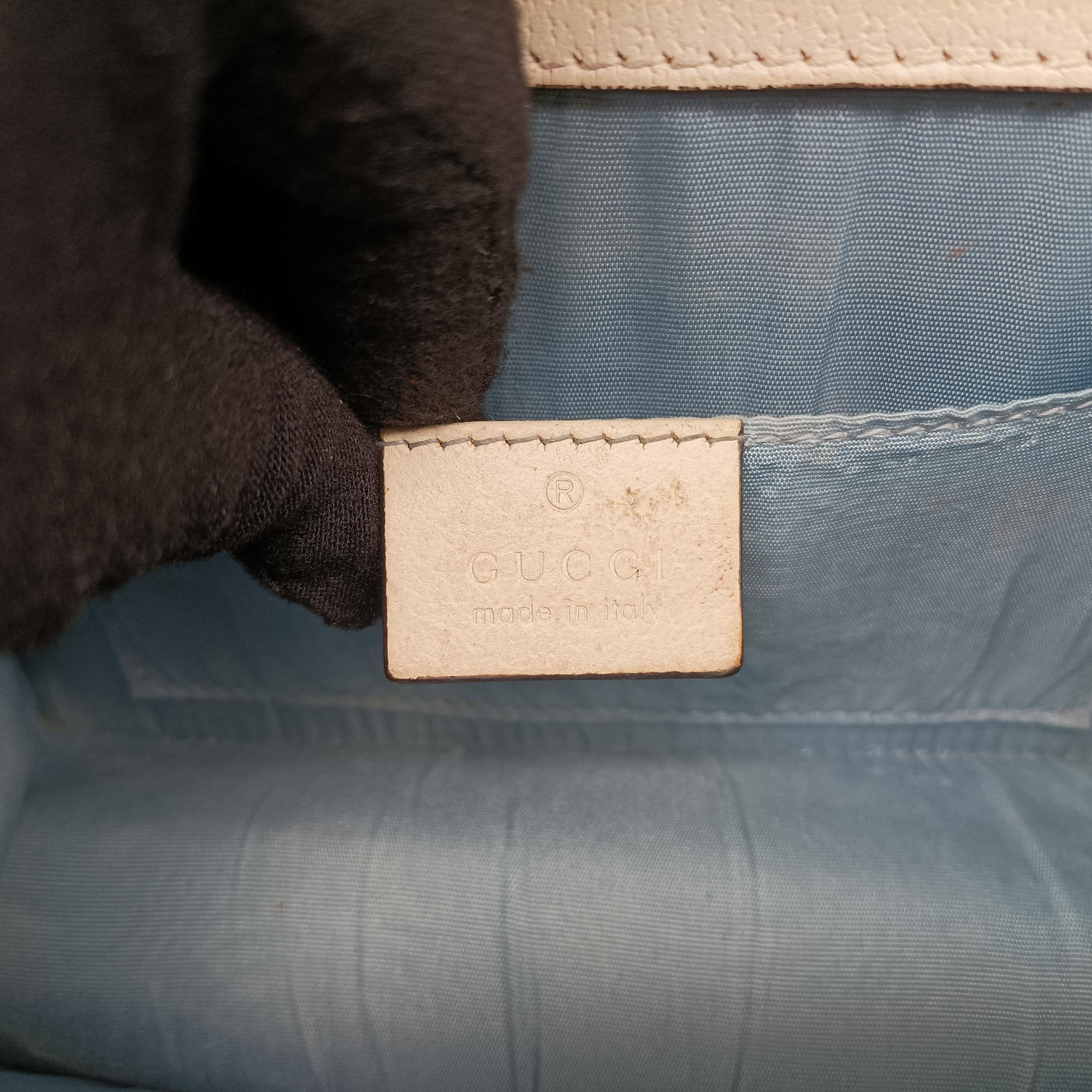 Sylvie Ivory×navy×red Leather 470270 G029644752シルヴィ アイボリー×ネイビー×レッド レザー 470270 G029644752