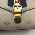 Sylvie Ivory×navy×red Leather 470270 G029644752シルヴィ アイボリー×ネイビー×レッド レザー 470270 G029644752